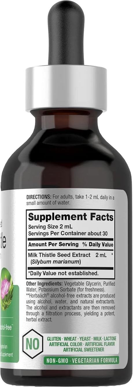 HORBAACH - Horbaach Milk Thistle Extract Liquid 2 Fl.Oz. - The Red Vitamin MX - Suplementos Alimenticios - {{ shop.shopifyCountryName }}