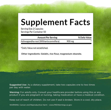SWANSON - Swanson Ashwagandha Powder 450Mg. 100 Capsulas - The Red Vitamin MX - Suplementos Alimenticios - {{ shop.shopifyCountryName }}