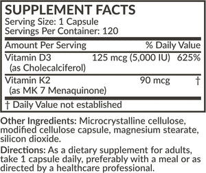 FUTUREBIOTICS - Futurebiotics Vitamin K2 MK7 with D3 120 Capsulas - The Red Vitamin MX - Suplementos Alimenticios - {{ shop.shopifyCountryName }}