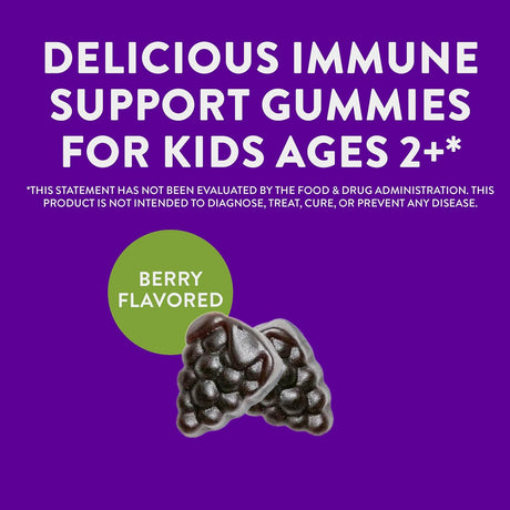 Nature’s Way Sambucus Elderberry Gummies for Kids 60 Gomitas