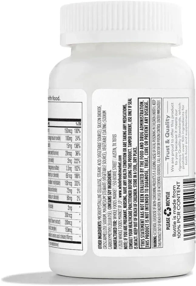 365 - 365 by Whole Foods Market Multi One Daily 90 Tabletas - The Red Vitamin MX - Suplementos Alimenticios - {{ shop.shopifyCountryName }}