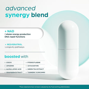 Thinbi NAD+ Complex Urolithin A + Resveratrol 60 Capsulas