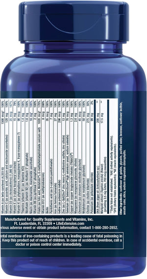 Life Extension Prenatal Advantage 120 Capsulas Blandas