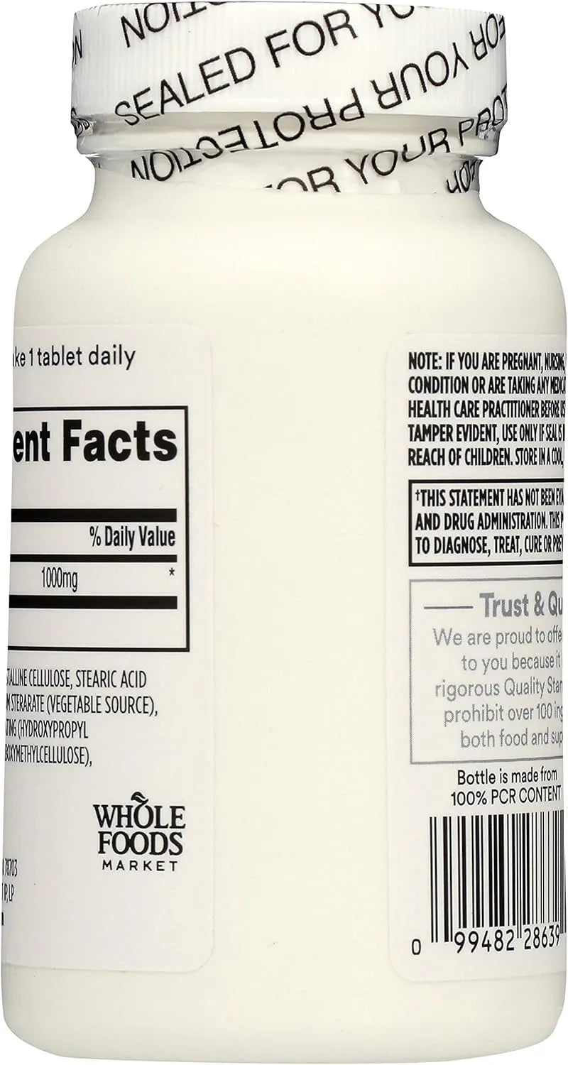 365 - 365 by Whole Foods Market MSM 1000Mg. 90 Tabletas 2 Pack - The Red Vitamin MX - Suplementos Alimenticios - {{ shop.shopifyCountryName }}