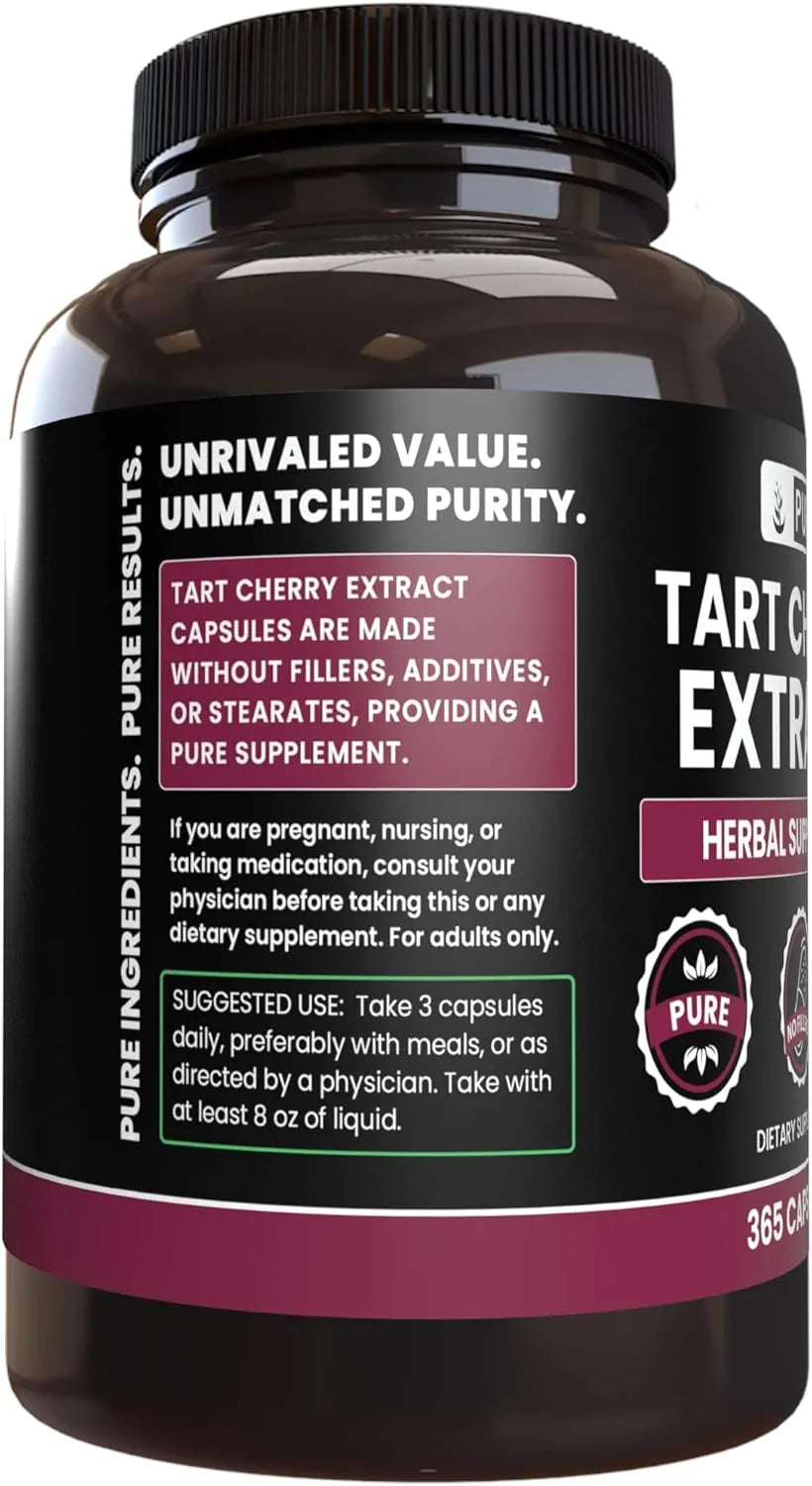 PURE ORIGINAL INGREDIENTS - Pure Original Ingredients Tart Cherry Extract 365 Capsulas - The Red Vitamin MX - Suplementos Alimenticios - {{ shop.shopifyCountryName }}