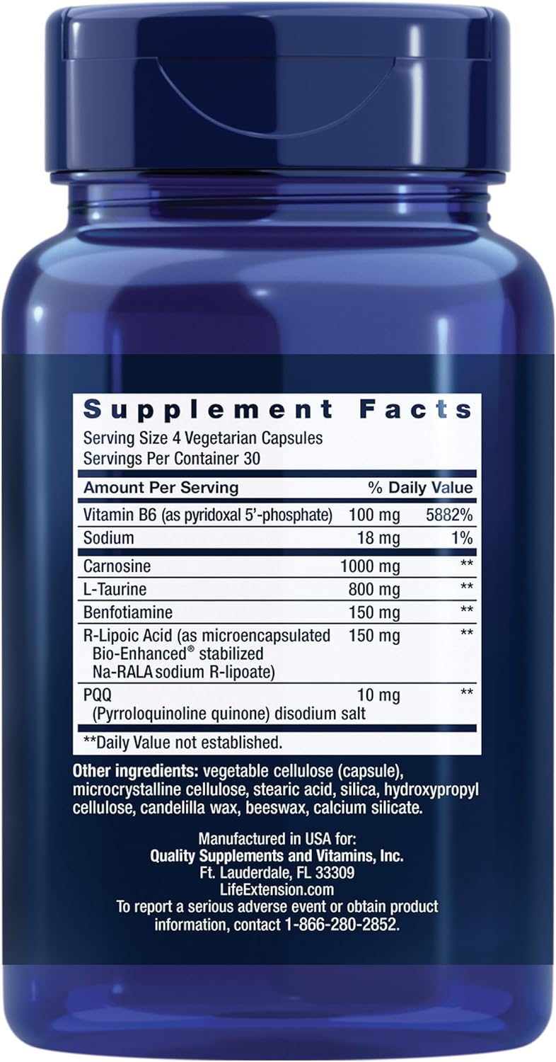 Life Extension Mitochondrial Energy Optimizer with PQQ 120 Capsulas