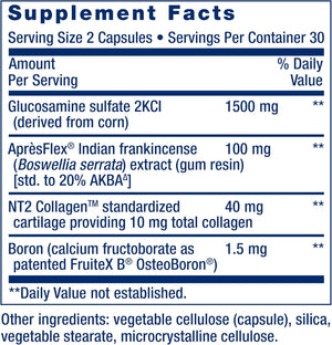 Life Extension ArthroMax Advanced NT2 Collagen & AprèsFlex 60 Capsulas