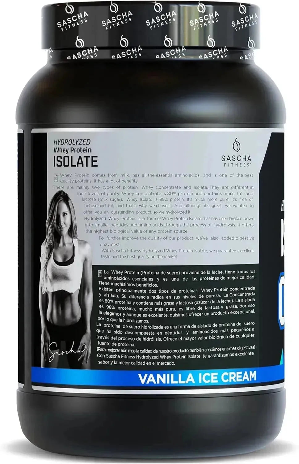 SASCHA FITNESS - SASCHA FITNESS Hydrolyzed Whey Protein Isolate Grass-Fed Vanilla 957Gr. - The Red Vitamin MX - Suplementos Alimenticios - {{ shop.shopifyCountryName }}