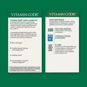 GARDEN OF LIFE - Garden of Life Vitamin K2 and K1 60 Capsulas - The Red Vitamin MX - Suplementos Alimenticios - {{ shop.shopifyCountryName }}