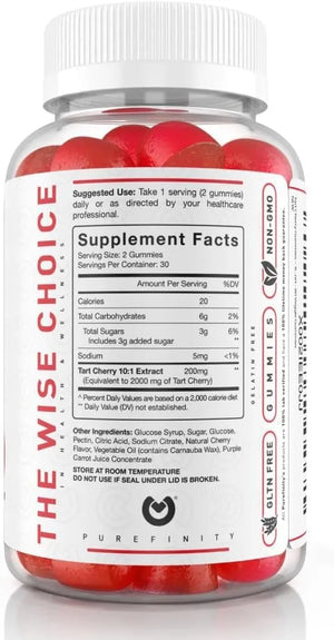 PUREFINITY - PUREFINITY Tart Cherry Gummies 60 Gomitas 2 Pack - The Red Vitamin MX - Suplementos Alimenticios - {{ shop.shopifyCountryName }}