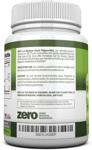 NUTRIONN - NutriONN MCT Oil 3000Mg. 180 Capsulas Blandas - The Red Vitamin MX - Suplementos Alimenticios - {{ shop.shopifyCountryName }}