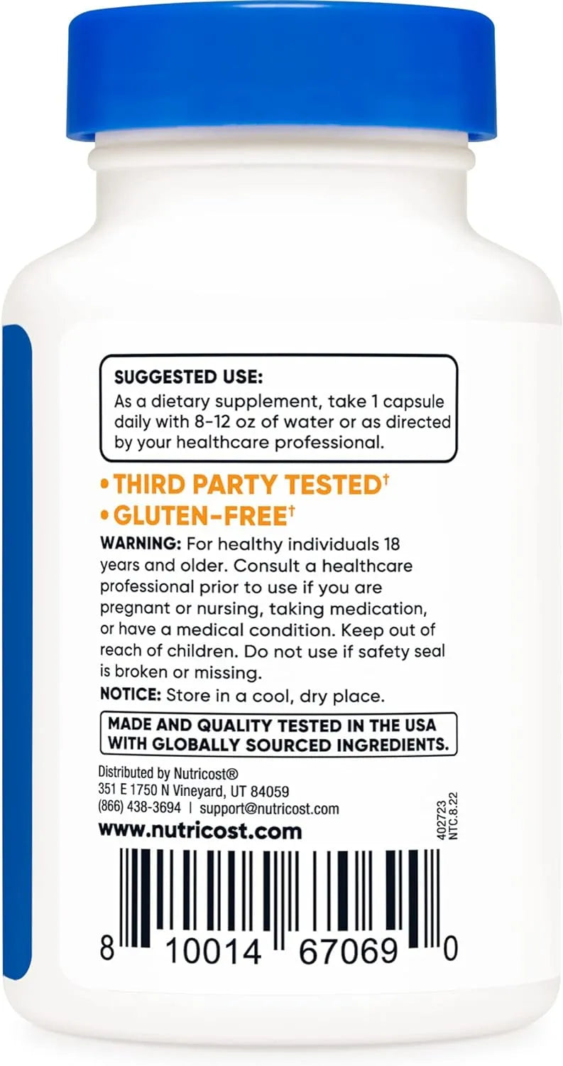 NUTRICOST - Nutricost TUDCA 250Mg. 30 Capsulas - The Red Vitamin MX - Suplementos Alimenticios - {{ shop.shopifyCountryName }}