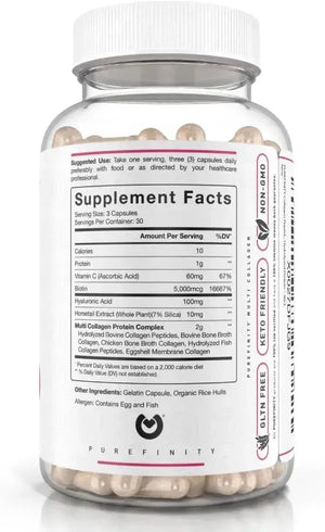 PUREFINITY - PUREFINITY Collagen Peptides 90 Capsulas - The Red Vitamin MX - Suplementos Alimenticios - {{ shop.shopifyCountryName }}