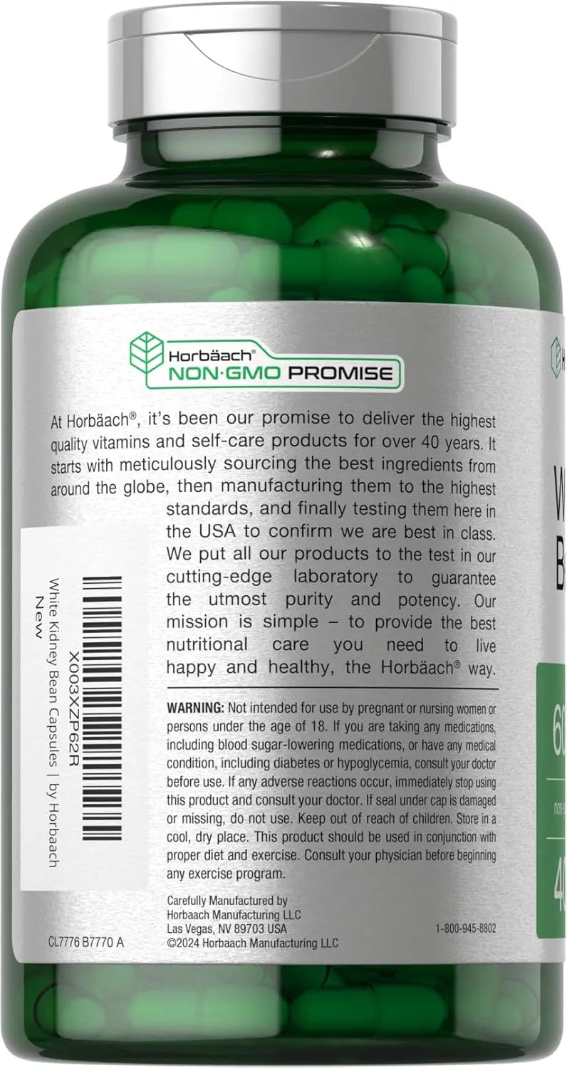 HORBAACH - Horbaach White Kidney Bean Extract 6000Mg. 400 Capsulas - The Red Vitamin MX - Suplementos Alimenticios - {{ shop.shopifyCountryName }}