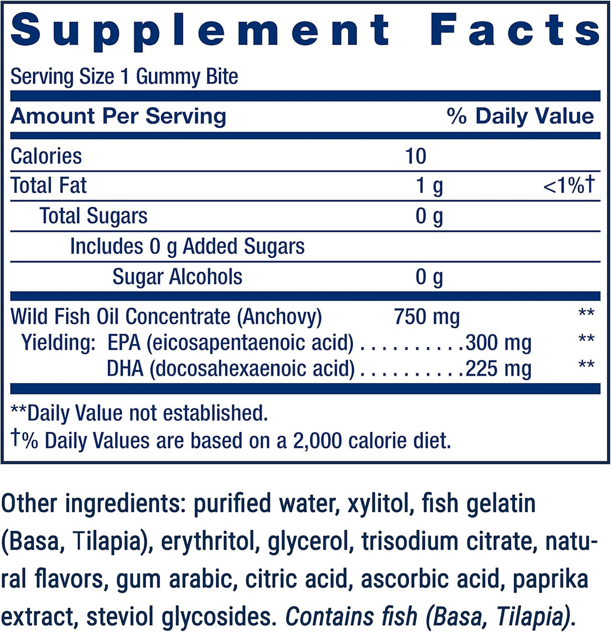 Life Extension Omega-3 Fish Oil Gummy Bites 36 Gomitas