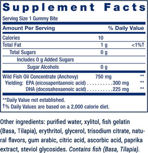 Life Extension Omega-3 Fish Oil Gummy Bites 36 Gomitas