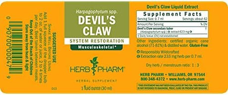 Herb Pharm Devil's Claw Liquid Extract 30Ml.
