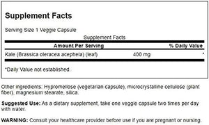 SWANSON - Swanson Full Spectrum Kale 400Mg. 60 Capsulas 2 Pack - The Red Vitamin MX - Suplementos Alimenticios - {{ shop.shopifyCountryName }}
