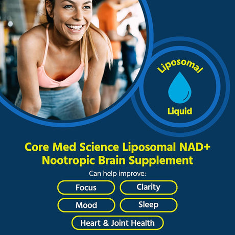 Core Med Science Liposomal NAD Supplement Liquid 120Ml.