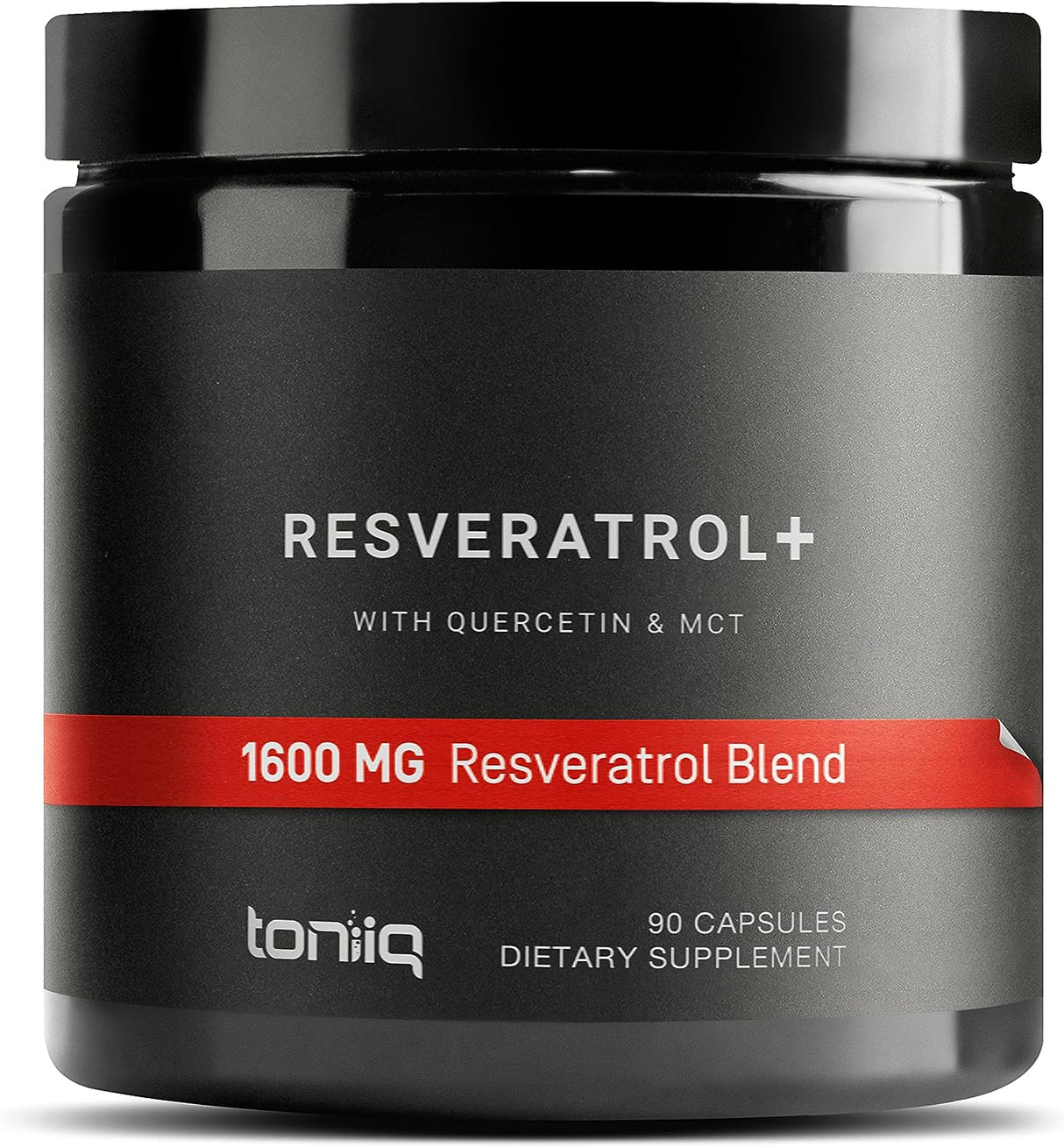 Toniiq Resveratrol+ with Quercetin MCT Oil 90 Capsulas