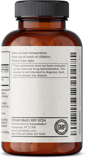 FUTUREBIOTICS - Futurebiotics Vitamin K2 MK7 with D3 120 Capsulas - The Red Vitamin MX - Suplementos Alimenticios - {{ shop.shopifyCountryName }}
