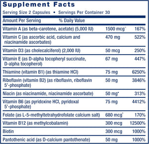 Life Extension Two-Per-Day Multivitamin 60 Capsulas