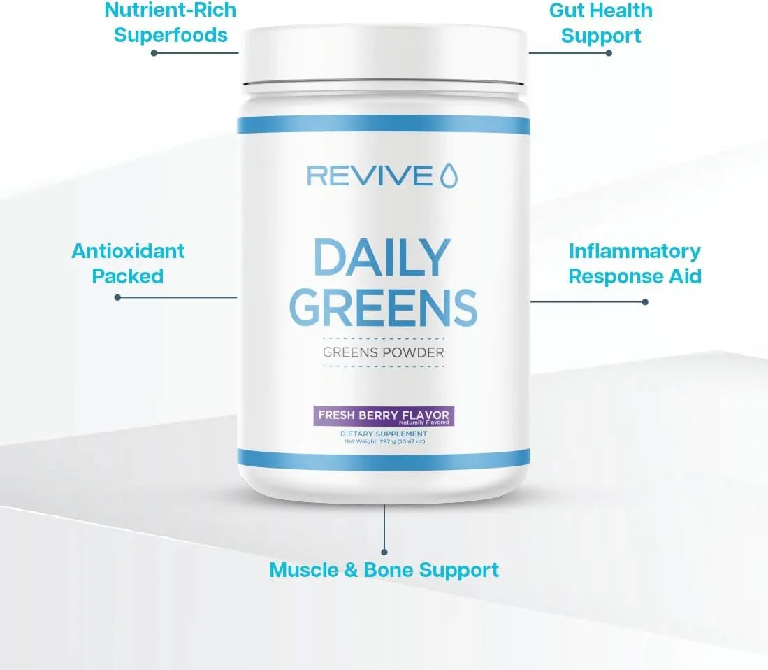 REVIVE - Revive MD Daily Green Powder Superfood Chocolate 30 Servicios 297Gr. - The Red Vitamin MX - Suplementos Alimenticios - {{ shop.shopifyCountryName }}