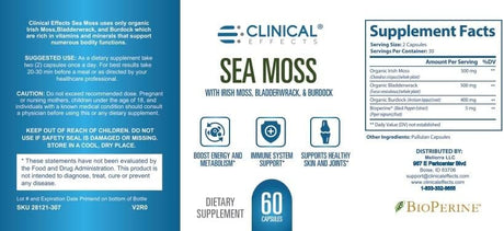 Clinical Effects Sea Moss 60 Capsulas
