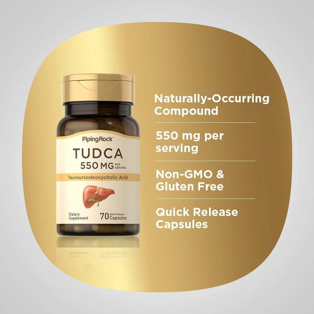 PIPING ROCK - Piping Rock Tudca 550Mg. 70 Capsulas - The Red Vitamin MX - Suplementos Alimenticios - {{ shop.shopifyCountryName }}
