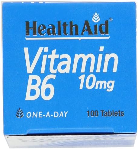 Health Aid Vitamin B6 10Mg. 100 Tabletas