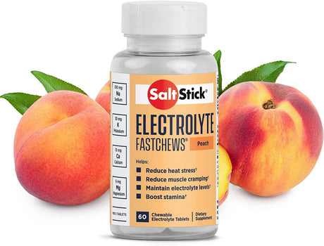 SaltStick FastChews Electrolyte Tablets Quick Rehydration 60 Tabletas