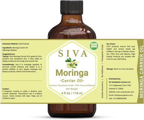 Siva Moringa Oil 4 Fl. Oz.