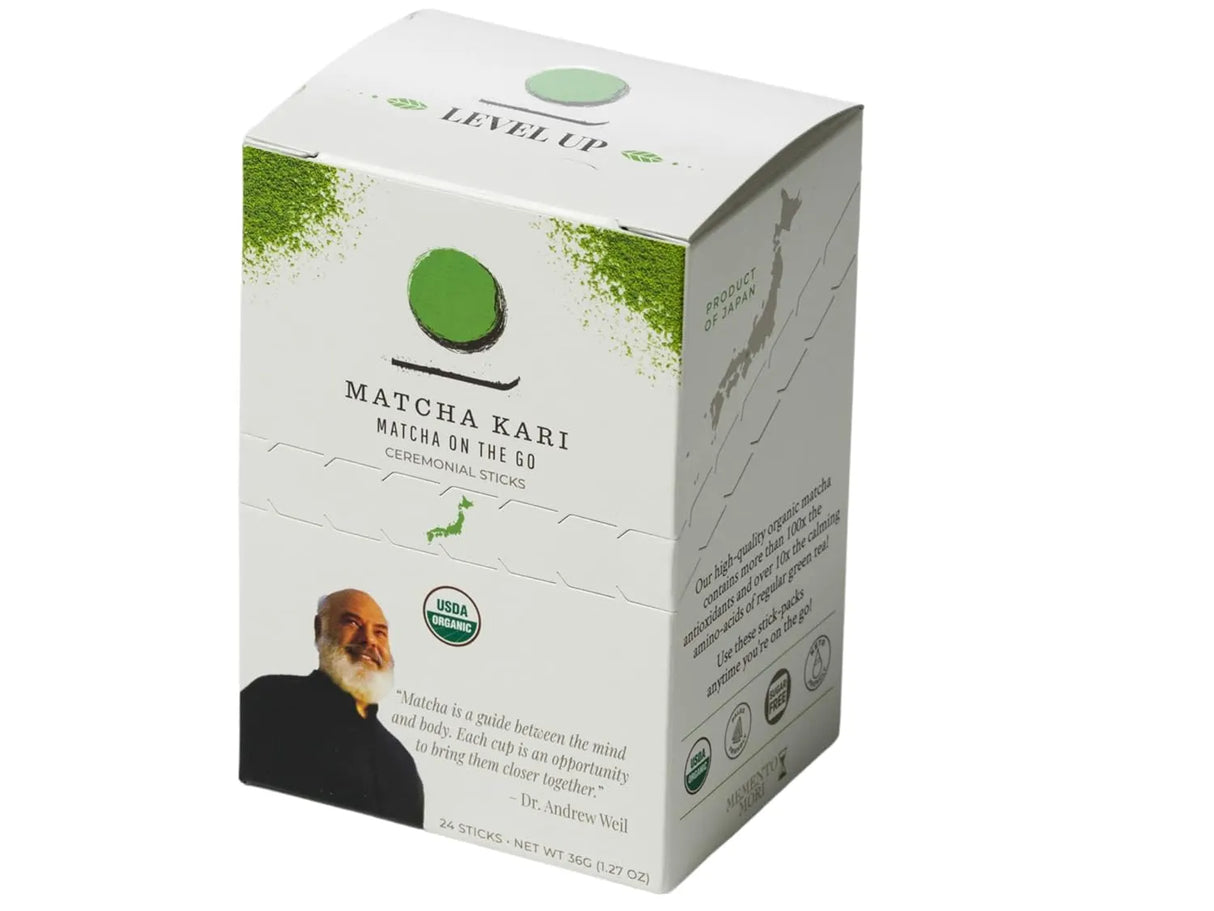 MATCHA KARI - Matcha Kari Matcha Green Tea Powder Single Serving Sticks Ceremonial 24 Paquetes - The Red Vitamin MX - Suplementos Alimenticios - {{ shop.shopifyCountryName }}