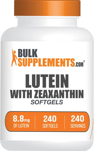 Bulk Supplements Lutein with Zeaxanthin 240 Capsulas Blandas