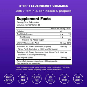NUTRACHAMPS - NutraChamps Elderberry Gummies 60 Gomitas 2 Pack - The Red Vitamin MX - Suplementos Alimenticios - {{ shop.shopifyCountryName }}