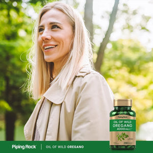 PIPING ROCK - Piping Rock Oregano Oil 4000Mg. 200 Capsulas Blandas - The Red Vitamin MX - Suplementos Alimenticios - {{ shop.shopifyCountryName }}