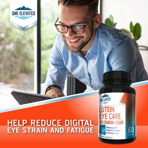 One Elevated Eye Care Lutein, Zeaxanthin, Bilberry 60 Capsulas