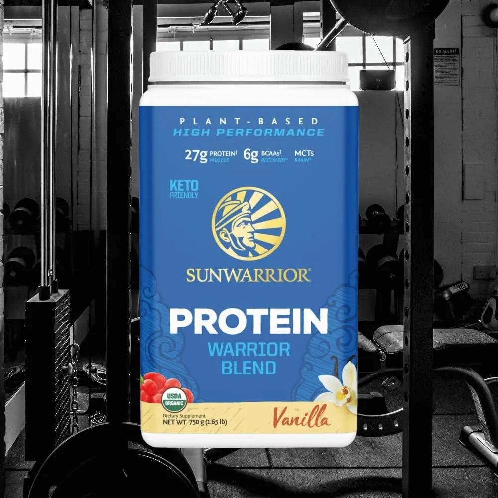 SUNWARRIOR - Sunwarrior Warrior Blend Organic Vegan Plant Protein Powder Vanilla 750Gr. - The Red Vitamin MX - Suplementos Alimenticios - {{ shop.shopifyCountryName }}