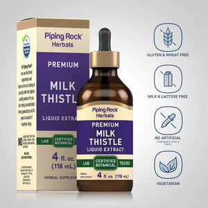PIPING ROCK - Piping Rock Milk Thistle Seed Extract 4 Fl.Oz. - The Red Vitamin MX - Suplementos Alimenticios - {{ shop.shopifyCountryName }}