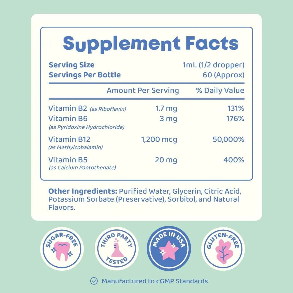 JOYSPRING - JoySpring Burst B12 Drops Vitamin B Complex for Kids 2 Fl.Oz. - The Red Vitamin MX - Suplementos Alimenticios - {{ shop.shopifyCountryName }}