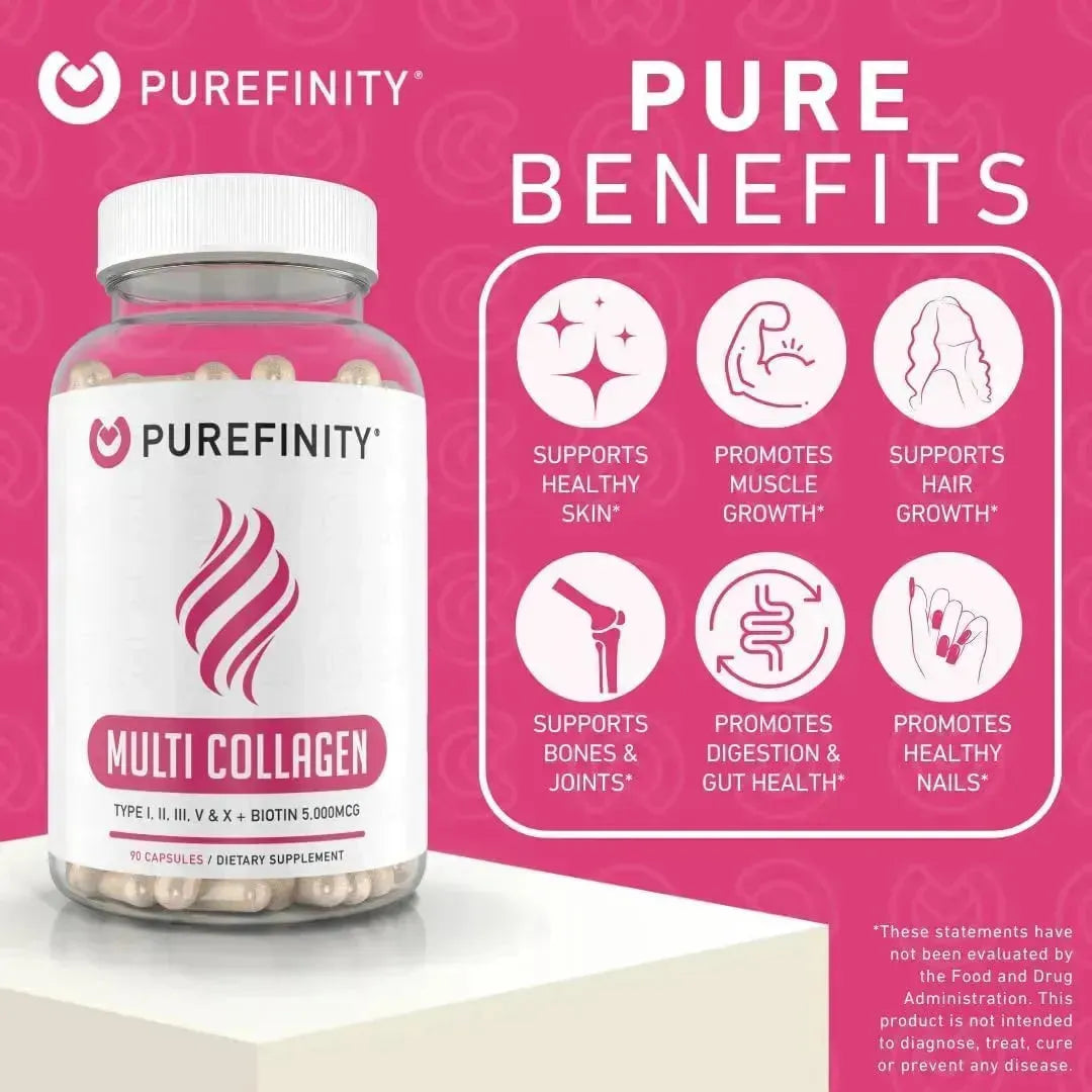 PUREFINITY - PUREFINITY Collagen Peptides 90 Capsulas - The Red Vitamin MX - Suplementos Alimenticios - {{ shop.shopifyCountryName }}