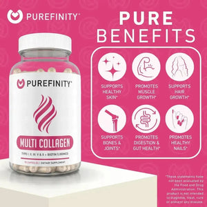 PUREFINITY - PUREFINITY Collagen Peptides 90 Capsulas - The Red Vitamin MX - Suplementos Alimenticios - {{ shop.shopifyCountryName }}