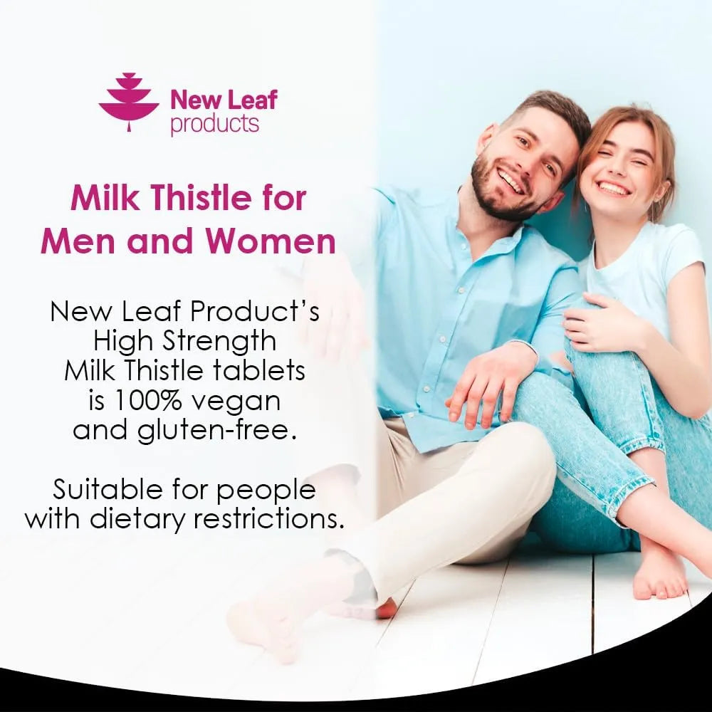 NEW LEAF PRODUCTS - New Leaf Products Milk Thistle 1000Mg. 120 Tabletas - The Red Vitamin MX - Suplementos Alimenticios - {{ shop.shopifyCountryName }}