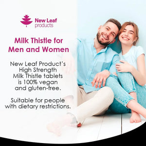NEW LEAF PRODUCTS - New Leaf Products Milk Thistle 1000Mg. 120 Tabletas - The Red Vitamin MX - Suplementos Alimenticios - {{ shop.shopifyCountryName }}