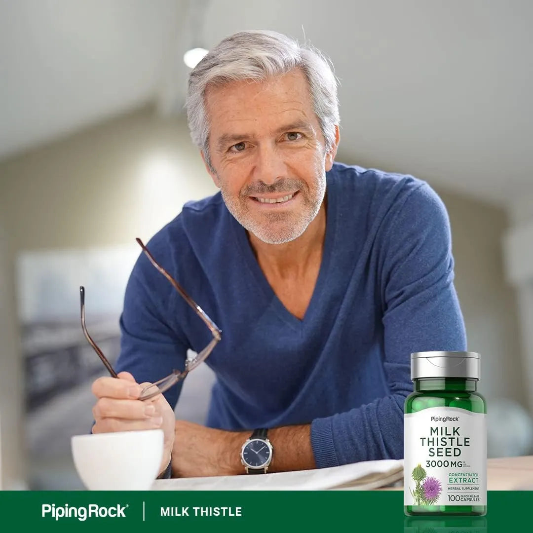PIPING ROCK - Piping Rock Milk Thistle 3000Mg. 100 Capsulas - The Red Vitamin MX - Suplementos Alimenticios - {{ shop.shopifyCountryName }}