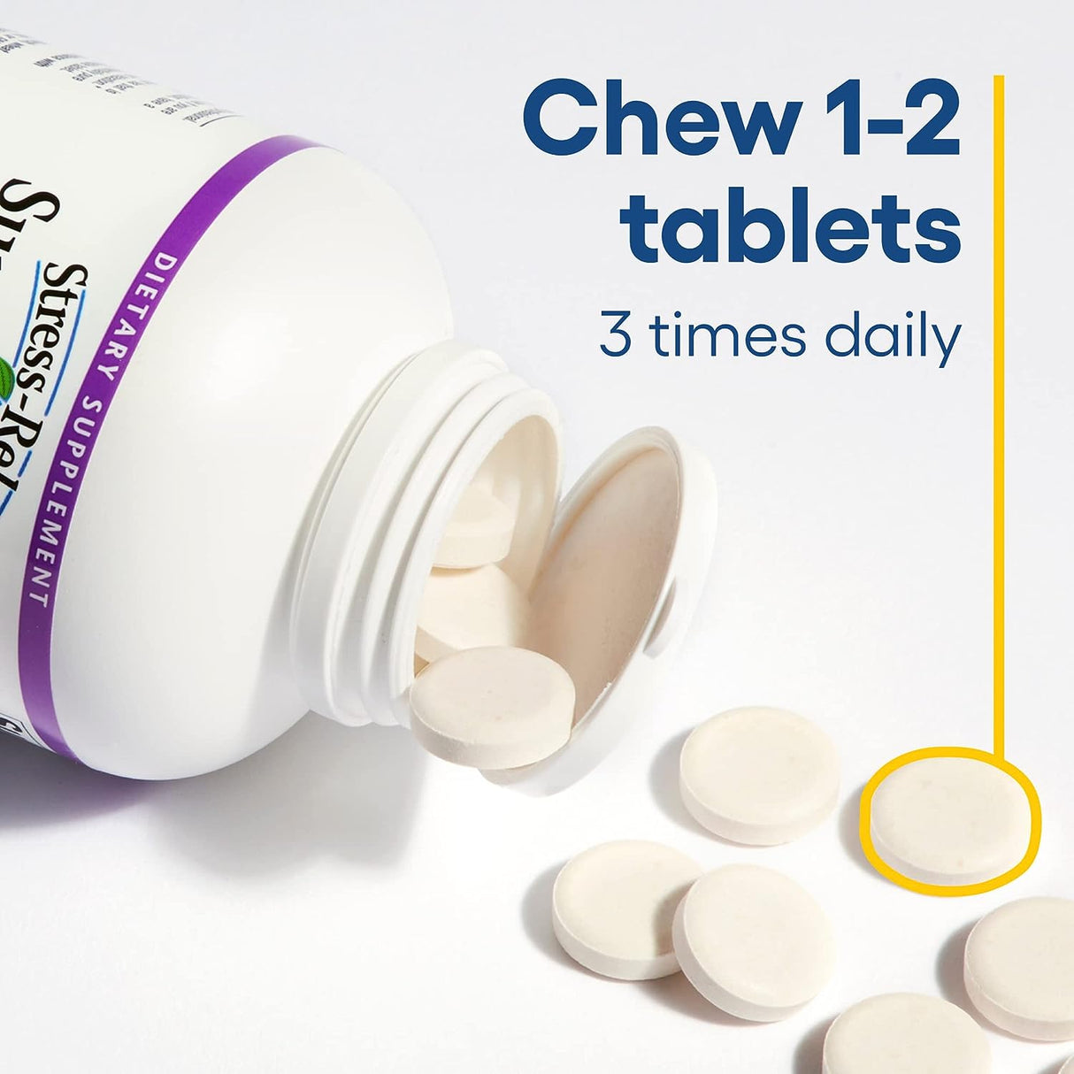 Natural Factors Chewable Suntheanine L-Theanine 100Mg. 120 Tabletas Masticables