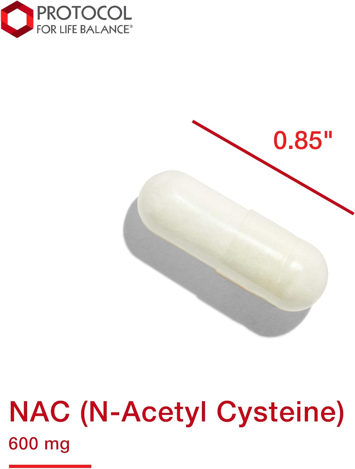 Protocol NAC 600Mg. 100 Capsulas