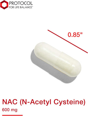 Protocol NAC 600Mg. 100 Capsulas