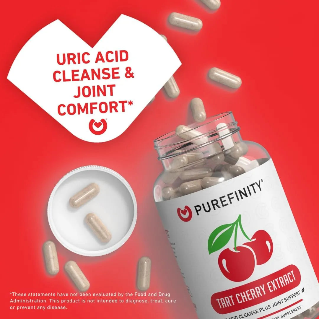 PUREFINITY - PUREFINITY Tart Cherry 3000Mg. 180 Capsulas - The Red Vitamin MX - Suplementos Alimenticios - {{ shop.shopifyCountryName }}