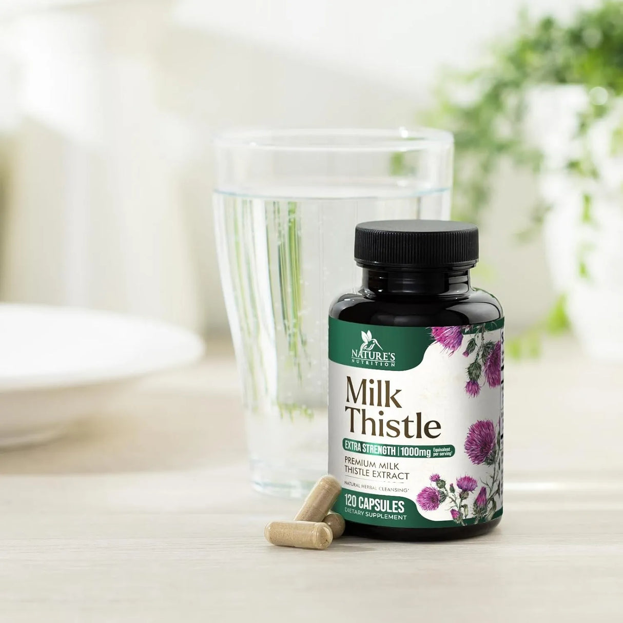 NATURE'S NUTRITION - Nature's Nutrition Milk Thistle 1000Mg. 120 Capsulas - The Red Vitamin MX - Suplementos Alimenticios - {{ shop.shopifyCountryName }}